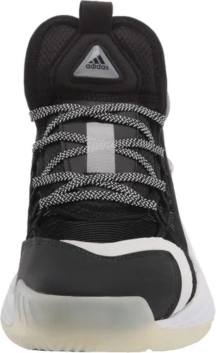Vista 2 de adidas Tenis de baloncesto unisex Coll3ctiv3 2020 Mid para adultos, White-silver Metallic-Chalk White