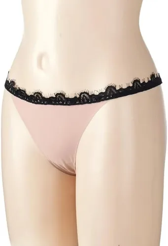 Vista 2 de Zoeneed Tangas de algodón para mujer, tangas elásticas con espalda en T, tangas de tiro bajo