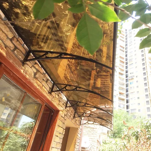 Toldo para puerta de jardín al aire libre, para puerta de porche, ventana, protección contra la lluvia, lluvia, nieve, protección contra los rayos
