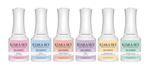 Vista 3 de Kiara Sky Kit de polvo de inmersión francés, tamaño completo, manicura en polvo fácil de usar