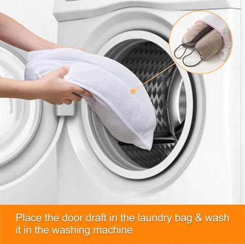 Vista 7 de Tope con peso para puerta debajo de la puerta, bloqueador de ruido para puerta delantera, aislamiento de corrientes de aire de puerta, resistente a