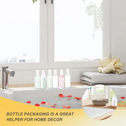 Vista 6 de MUUZLL Botellas pulverizadoras 6 piezas, botellas de aerosol cosméticas recargables, pequeños recipientes de líquido rellenables, botella de viaje