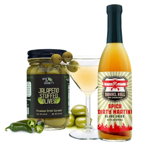 Vista 27 de Green Jay Gourmet Aceitunas Rellenas de Queso Jalapeño Jack – Aceitunas Verdes Rellenas de Queso para Guarnición de Cóctel y Tabla de Quesos