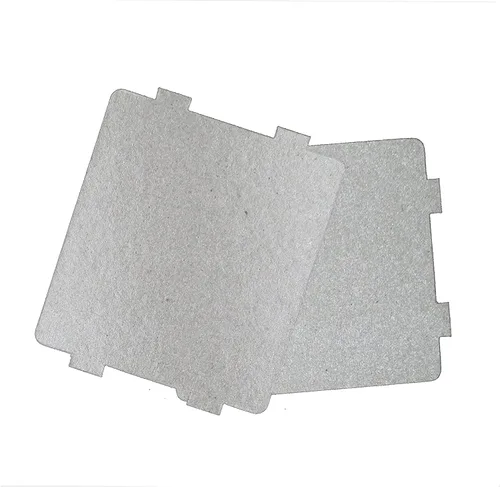 2 láminas universales para microondas y placas de mica (4.25 x 3.9 pulgadas) High Temperature Heat Insulation Board, Waveguide Cover fits for Galanz