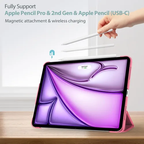 Vista 3 de ProCase Funda inteligente para iPad Air de 11 pulgadas, M4 (2026, 8ª generación), M3 (2025), M2 (2024) y iPad Air de 10.9 pulgadas 5ª (2022) y 4ª