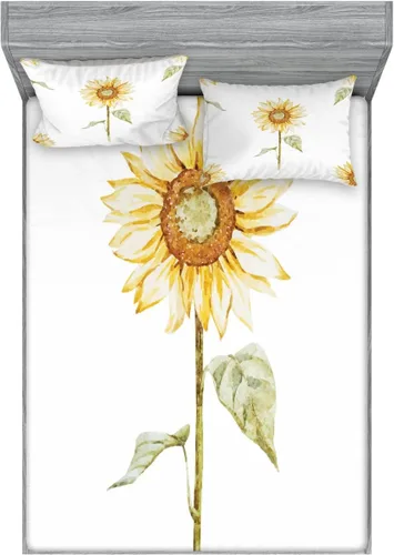 Vista 111 de Ambesonne Island Map - Juego de sábanas bajeras y fundas de almohada, mapa del tesoro súper detallado, diseño de piratas rústicos grungy, tema