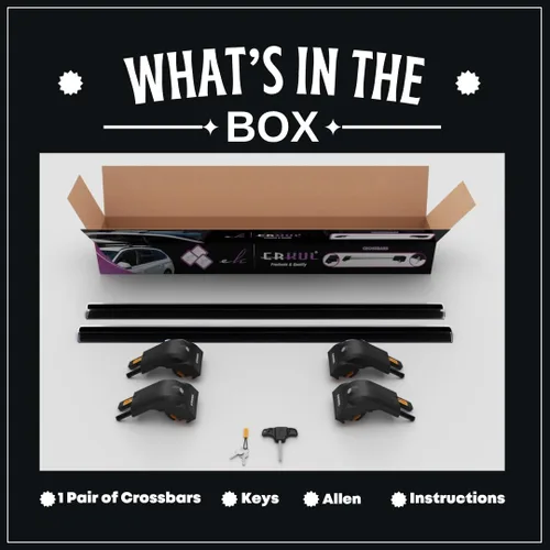 Vista 6 de ERKUL Barras transversales de techo resistentes para Lincoln MKC 2015-2019 Barras transversales de aluminio Aero mejoradas con sistema