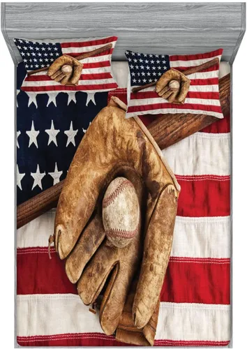 Vista 34 de Ambesonne Island Map - Juego de sábanas bajeras y fundas de almohada, mapa del tesoro súper detallado, diseño de piratas rústicos grungy, tema