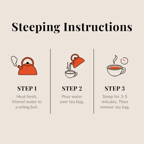 Vista 5 de The Republic of Tea - Té negro con jengibre y melocotón, con cafeína, 50