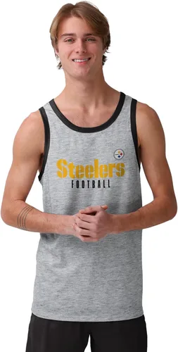 Vista 6 de FOCO NFL Mens NFL Team Logo Fashion Shirt Sleeveless Top