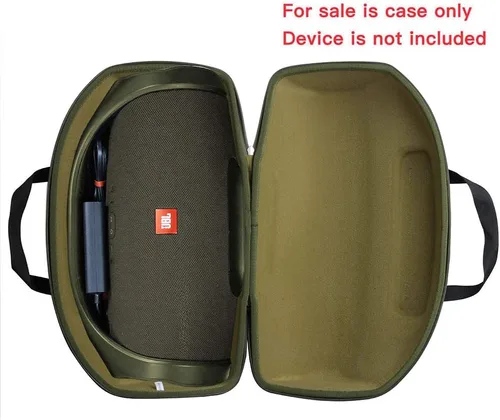 Vista 2 de Hermitshell - Estuche rígido de viaje para JBL Boombox, altavoz Bluetooth portátil impermeable (verde)
