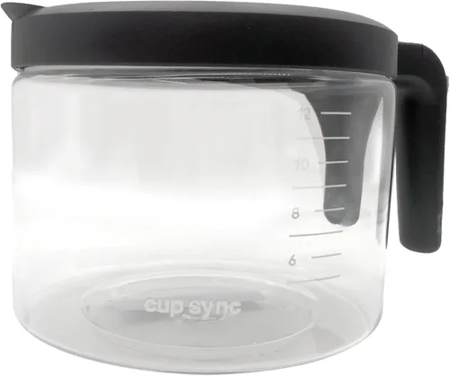 Vista 7 de Jarra de vidrio de repuesto compatible con Keurig K-Duo Essentials 5000 y 5500 y K-DUO Generation2 5600 - Repuesto de cafetera de repuesto,