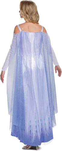 Vista 2 de Disguise Disfraz de Frozen Snow Queen Elsa Deluxe para mujer, Como se muestra