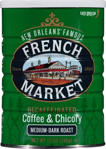 Vista 21 de French Market Coffee & Chicory - Café molido tostado medio oscuro, lata de 12 onzas (paquete de 1)