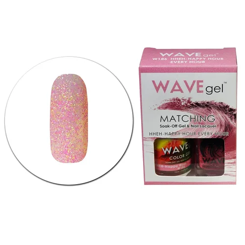 Vista 46 de WAVEGEL Soak-0ff - Juego de esmalte de uñas y gel a juego - Falu Coffee - W161-161 I 0.5 onzas