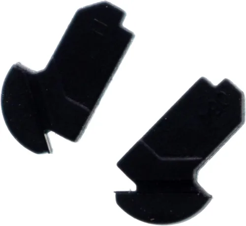 Vista 4 de Deal4GO - Juego de 2 almohadillas de goma antideslizantes para consola OLED Nintendo Switch HEG-001 (negro)