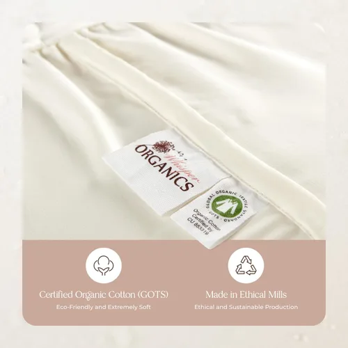 Vista 7 de Protector de colchón orgánico impermeable tamaño individual – Protector de colchón 100% impermeable con protección de triple capa extrasuave