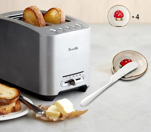 Vista 5 de Soporte para cucharas de café con forma de hongos, soporte de cuchara de cerámica, borde dorado, accesorios para barra de café, cucharadita, soporte