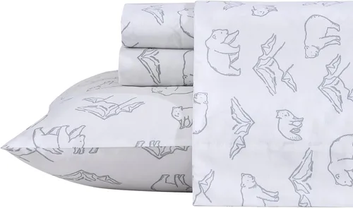 Vista 11 de Eddie Bauer - Juego de sábanas individuales XL, sábanas de percal de algodón, sábanas frescas y crujientes, ideales para dormitorio