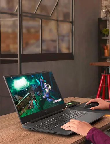 Vista 8 de HP Victus 16 - Laptop para juegos, NVIDIA GeForce RTX 3050, Intel Core i5-11260H de 11ª generación, 8 GB de RAM, SSD de 512 GB, pantalla IPS Full HD