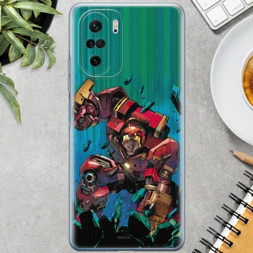 Vista 3 de ERT GROUP Funda para teléfono móvil para Xiaomi MI 11i/ REDMI K40/K40 PRO/POCO F3/F3 PRO original y oficialmente con licencia Marvel patrón Iron Man