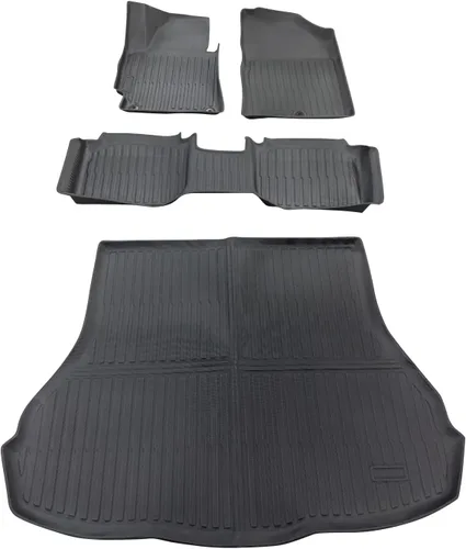 Vista 14 de TAPTES Floor Mats for Tesla Model S 2015-2019 All-Weather, Heavy Duty XPE Floor Trunk Liners,Waterproof,Car Rubber Carpet for Model S Accessories