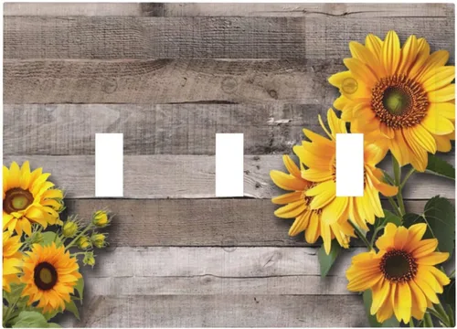 Vista 69 de Cubiertas de salida de impresión de líneas doradas de granito de mármol marrón, 1 palanca y 1 combinación basculante, placa decorativa de pared