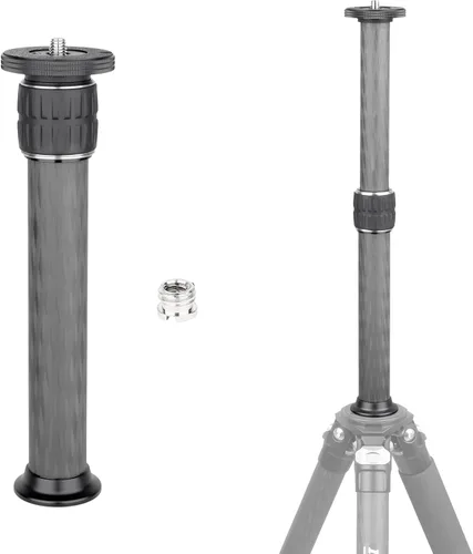 Vista 8 de INNOREL ER252C Universal 10 capas de fibra de carbono trípode centro columna extensión trípode dos secciones media columna poste para trípode