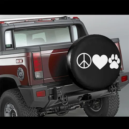 Vista 42 de Cactus Floral Plantas Suculentas Naturaleza Cubierta de Llanta de Repuesto Protector de Rueda A Prueba de Polvo Cubierta de Neumático de Rueda Para