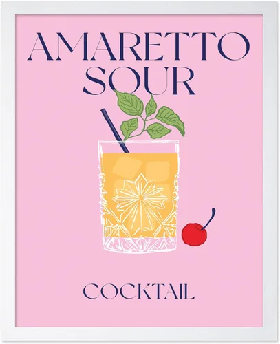 Vista 79 de Poster Master Amaretto Sour Poster - Retro Cocktail Print - Alcohol Art - Bartender Artwork - Bar Cart Design - Food & Drink Artwork - Chic Boho