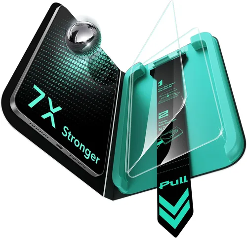 ESR Paquete de 2 protectores de pantalla Armorite para iPad Mini A17 Pro, iPad Mini 7ª/6ª generación (2024/2021), película de vidrio templado