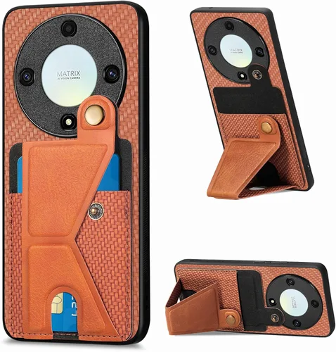 Vista 221 de Funda para Oppo K10x / OnePlus Nord CE 2 Lite 5G Funda para Realme 9 5G / 9 Pro / Q5 / V25 Funda de piel sintética con ranuras para tarjetas