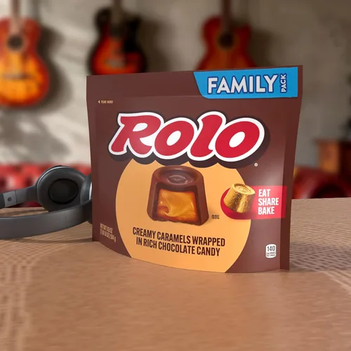 Vista 6 de ROLO Paquete familiar de caramelos ricos de chocolate, 16.1 onzas