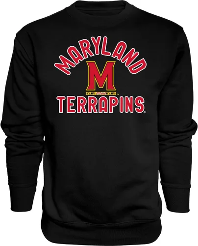 Vista 43 de Blue 84 Sudadera de cuello redondo para hombre Line Up Color del Equipo, Carmesí, Grande