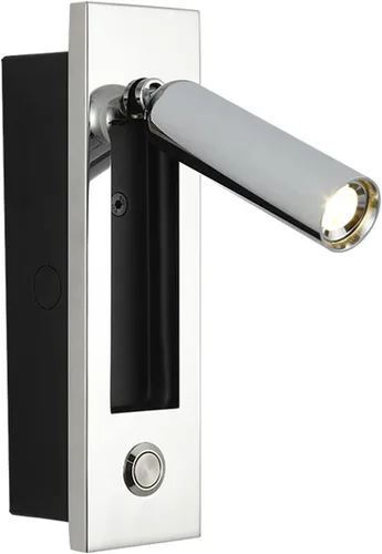 Vista 7 de Lámpara LED para dormitorio, lámpara de pared para cabecero, luz de lectura de mesita de noche, lámparas de pared con interruptor de pulsador