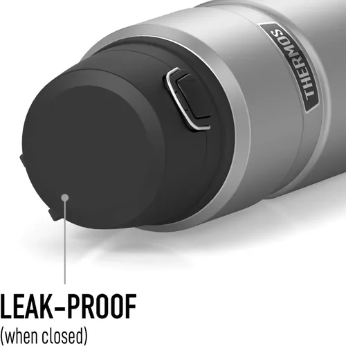 Vista 5 de BET OFFICIAL Logo THERMOS - Botella de bebida de acero inoxidable con aislamiento al vacío y doble pared, 24 onzas