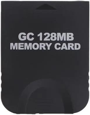 HDE - Tarjeta de memoria para Nintendo GameCube o Wii 128 MB 2048 bloques color negro Única negro