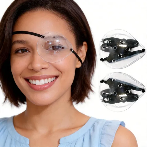 AMZVIO 2 protectores oculares para después de la cirugía de cataratas, parche protector duro para dormir, con correa ajustable, cubierta de ojos