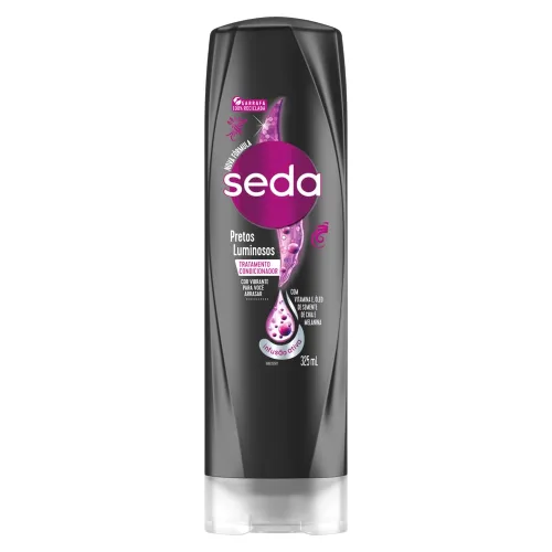 Linha Pretos Luminosos Condicionador 325 Ml Black Shine Collection - Acondicionador 11 Fl Oz