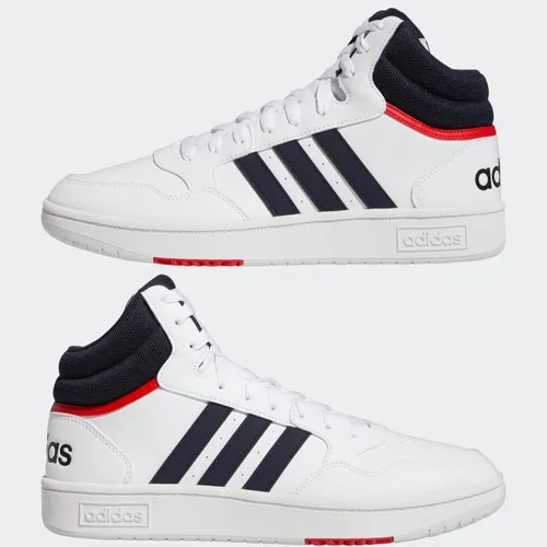 Vista 7 de adidas Hoops 3.0 Mid Tenis para hombre