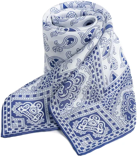 Vista 5 de STARWHISPER Bufanda de seda de morera 100% pura, 27 x 27 pulgadas, 0.551 in, bufanda cuadrada para mujer, con embalaje de regalo