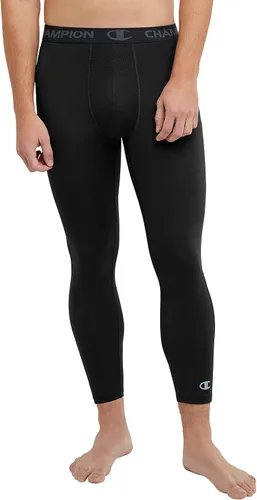 Champion Leggings de compresión 34 con bolsa de soporte total para hombre, antiolor, absorbentes, 23.5 pulgadas