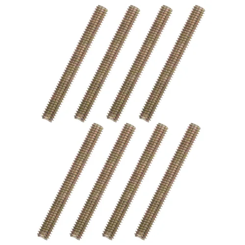 Vista 18 de uxcell 8 piezas de zinc de color totalmente roscado varilla 1/4"-20, 2" longitud, tornillo de rosca de acero al carbono para montaje de muebles