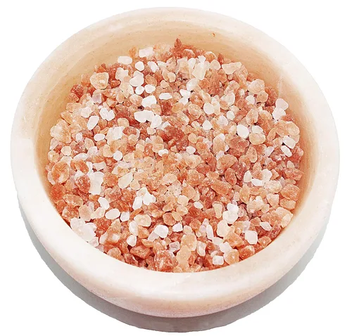Vista 3 de IndusClassic Kosher Pure Natural Sin procesar Himalaya Comestible Rosa Cocinar Grano Grueso 3~0.236 in