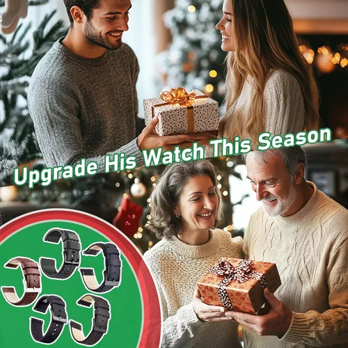 Vista 6 de Ritche - Correas de silicona para reloj de regalo de Navidad de liberación rápida de 18 mm, 20 mm, 22 mm, 24 mm, regalos de elefante blanco