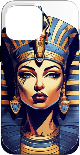 Vista 19 de Cleopatra Egyptian Queen Goddess of Ancient Egypt Mythology Case for iPhone 16