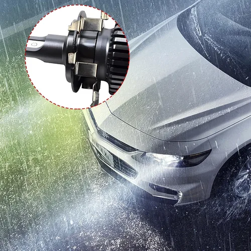 Vista 6 de Ziciner 1 Pair H7 LED Headlight Bulb Adapter, H7 LED Car Headlight Adapter Bulb Base Holder Socket Retainer, Auto Led Headlight Retainer Compatible