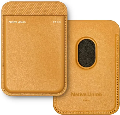 Vista 9 de Native Union Cartera (Re)Classic Magnética – Soporte para tarjetas compatible MagSafe para iPhone Air, 17, 16, 15, 14 – Extra seguro y ultra
