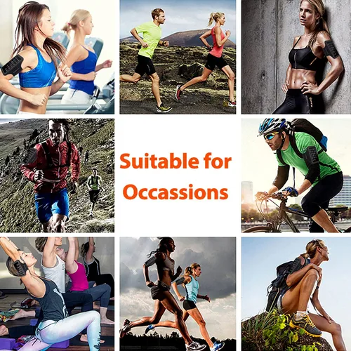 Vista 3 de Soporte de teléfono para correr Brazalete celular para iPhone 11 12 13 14 15 Pro Max XS X XR Plus Galaxy