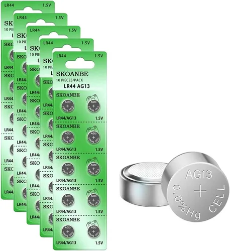 Vista 11 de SKOANBE 10 unidades AG13 LR44 303 A76 357 SR44 1.5V batería botón pilas de monedas